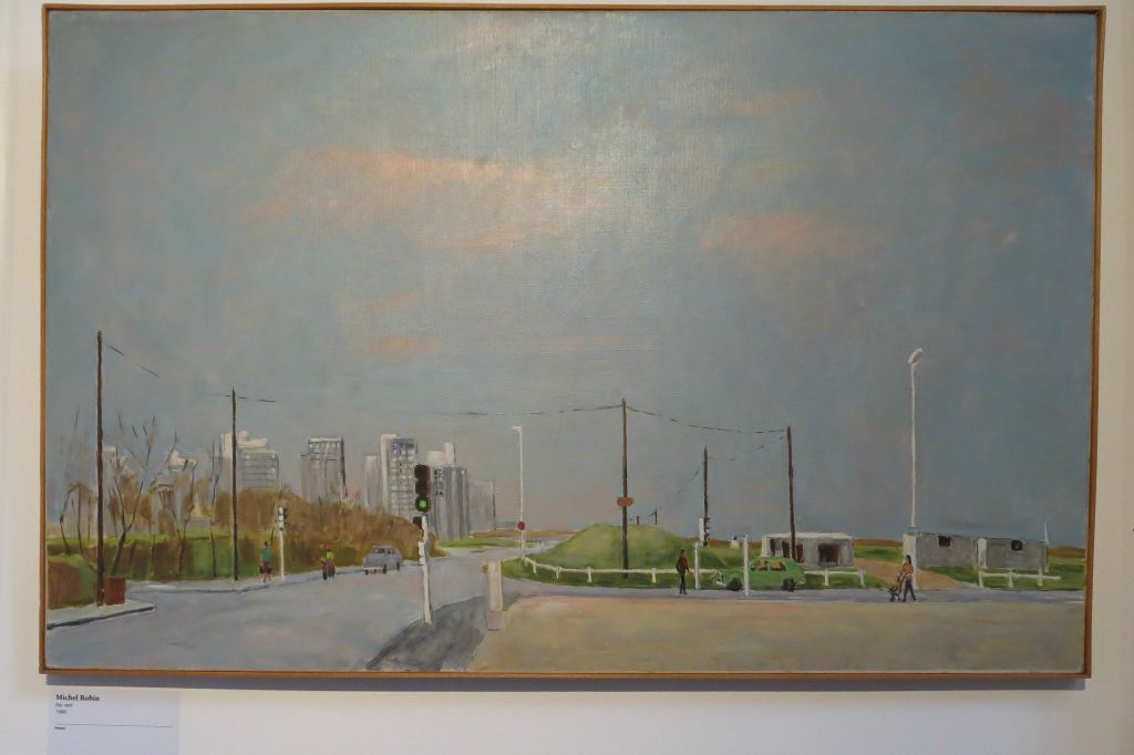 1980, Feu vert, peinture de Michel Robin